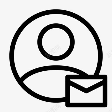 用户帐户电子邮件图标图标