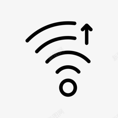 wifi上传日期信号图标图标