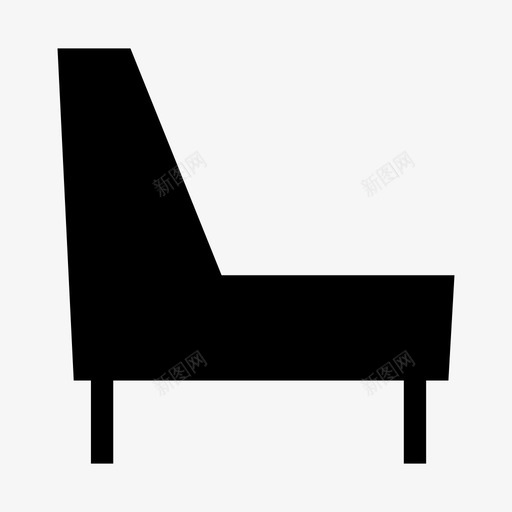 沙发家具休息室图标svg_新图网 https://ixintu.com 休息室 家具 沙发 长椅
