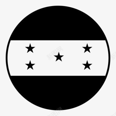 洪都拉斯国旗国家国旗图标图标
