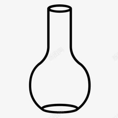 烧瓶烧杯玻璃图标图标