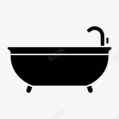洗澡喝水图标图标