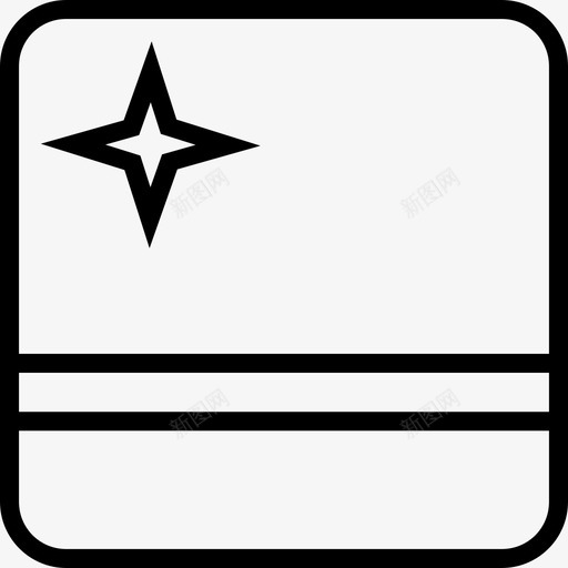 阿鲁巴国家旗帜图标svg_新图网 https://ixintu.com 世界圆形方旗轮廓 国家 旗帜 阿鲁巴