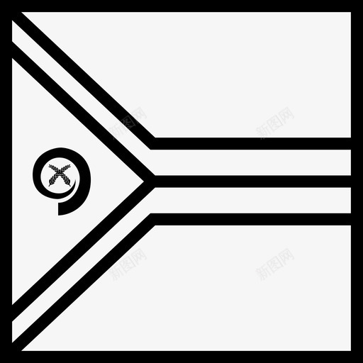 瓦努阿图国家旗帜图标svg_新图网 https://ixintu.com 世界广场旗帜轮廓 国家 太平洋 旗帜 瓦努阿图