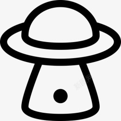 物品消失不明飞行物光束诱拐外星人图标高清图片