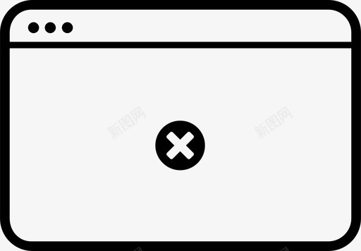交叉阻止取消图标svg_新图网 https://ixintu.com 交叉 关闭 取消 拒绝 浏览器 错误 阻止