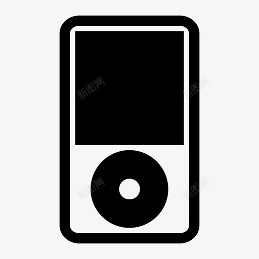 ipod电子设备mp3图标svg_新图网 https://ixintu.com ipod mp3 mp3播放器 电子设备 音乐 音乐设备