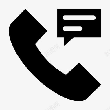 电话留言呼叫通讯图标图标