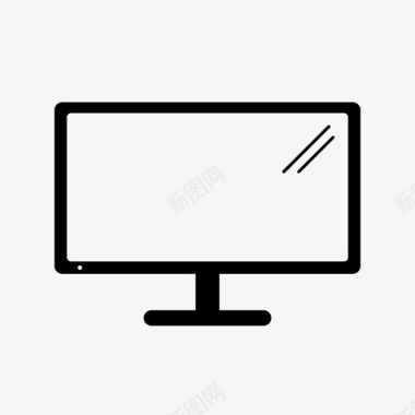 显示器平板电视图标图标