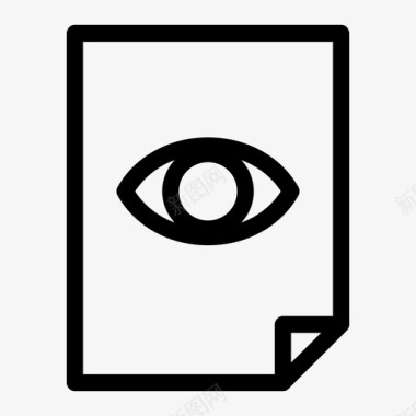 眼文件文件页办公文件图标图标