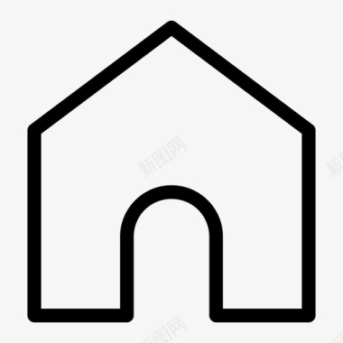 房屋房屋按钮房屋租赁图标图标