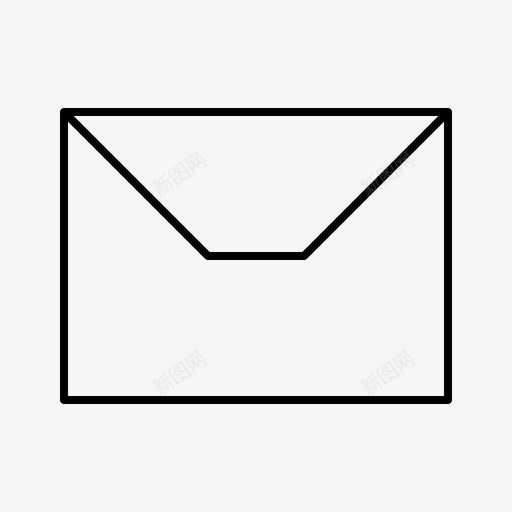 邮件应用程序业务图标svg_新图网 https://ixintu.com 业务 应用程序 用户界面 程序 软件 邮件