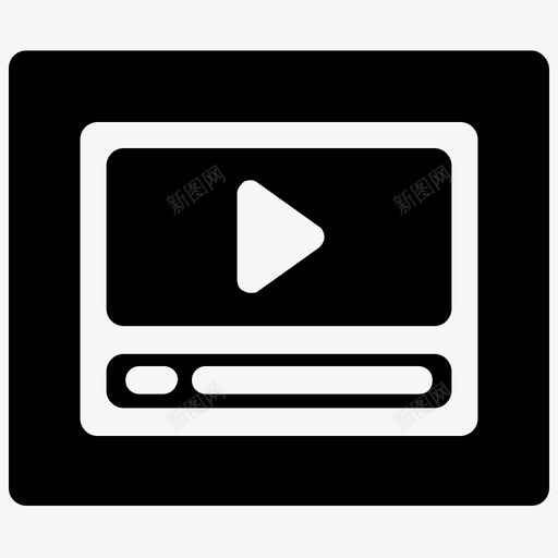 电影播放器媒体媒体播放器图标svg_新图网 https://ixintu.com 多媒体 媒体 媒体播放器 用户界面图标集合 电影播放器 视频播放器