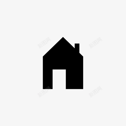 房屋房产房屋贷款图标svg_新图网 https://ixintu.com 住房 居住 房产 房屋 房屋贷款