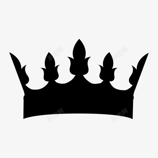 皇冠科罗娜国王图标svg_新图网 https://ixintu.com 克朗 国王 皇冠 皇冠和皇冠 科罗娜 花环