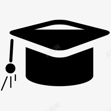 学生帽学历毕业图标图标