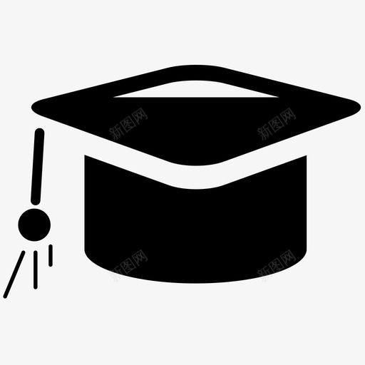 学生帽学历毕业图标svg_新图网 https://ixintu.com 学历 学生帽 帽子 毕业 社交媒体收藏