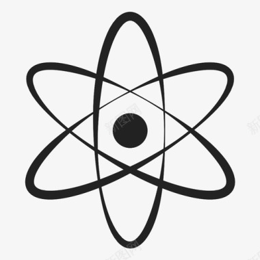 原子化学电子图标图标