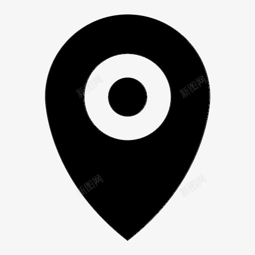 地图标识登记地标svg_新图网 https://ixintu.com 位置 地图标识 地标 登记