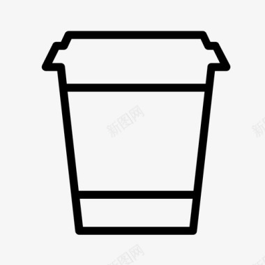 咖啡杯巴里斯塔咖啡店图标图标