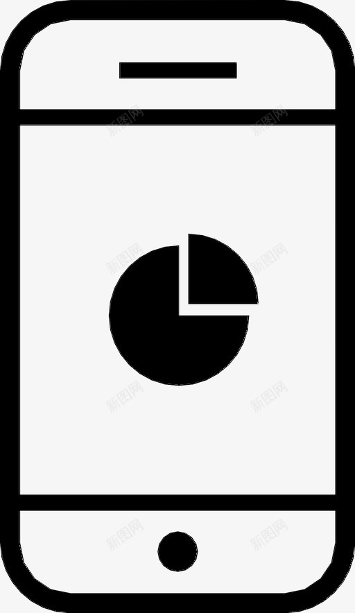 移动饼图分析饼图图标svg_新图网 https://ixintu.com 分析 移动饼图 饼图