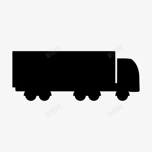 卡车自动卡车卡米昂图标svg_新图网 https://ixintu.com 卡米昂 卡车 自动卡车 货车 车辆