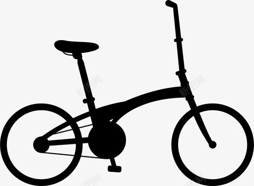 折叠自行车自行车电动图标图标