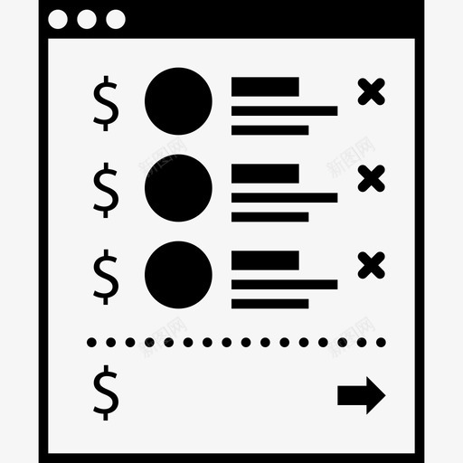 购物图表支付付费墙图标svg_新图网 https://ixintu.com 付费墙 支付 用户界面流程和模式 网络商务 网络商店 购物图表