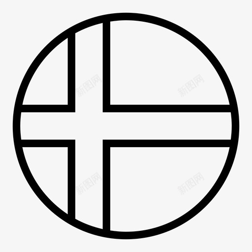 丹麦国家丹麦国旗图标svg_新图网 https://ixintu.com 世界国旗圆形轮廓 丹麦 丹麦国旗 国家 国旗 斯堪的纳维亚半岛