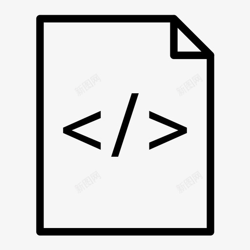 html页折叠角页图标svg_新图网 https://ixintu.com html页 折叠角 纸 角形页 页