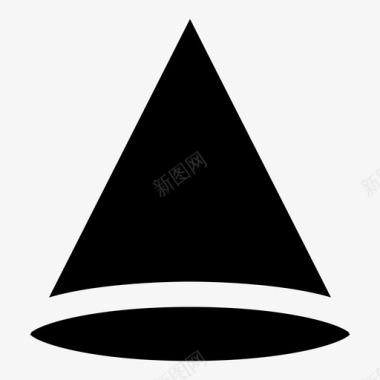 三角形灯学校图标图标