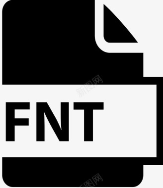 fnt文档扩展名图标图标