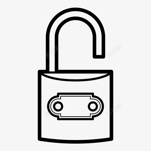 锁门锁开门锁图标svg_新图网 https://ixintu.com 密码 开门锁 挂锁 锁 门锁