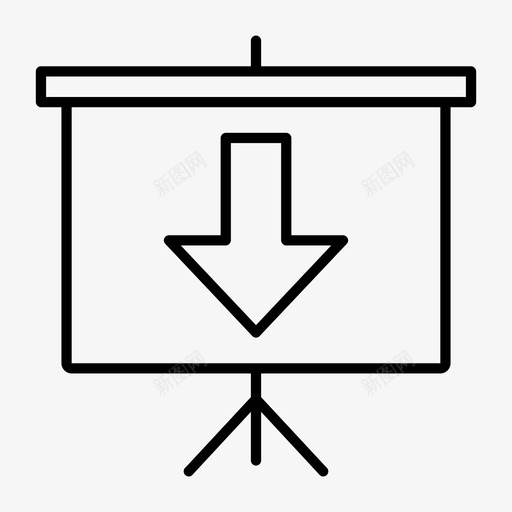 屏幕向下转到底部图标svg_新图网 https://ixintu.com 下载 向上向下 向下 导入 屏幕向下 转到底部