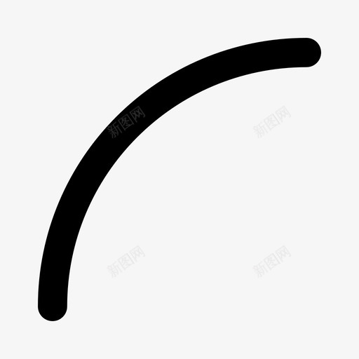 圆弧工具曲线图标svg_新图网 https://ixintu.com 圆弧工具 曲线 直线 设计 设计图纸轮廓粗体