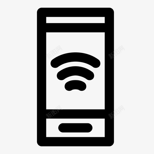 移动wifi手机信号图标svg_新图网 https://ixintu.com 信号 手机 智能 机场最大胆 移动wifi