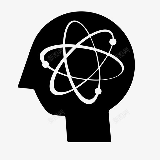 核脑袋大脑想象力图标svg_新图网 https://ixintu.com 会说话的脑袋 大脑 头脑 想象力 核脑袋 科学