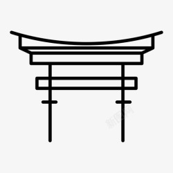考古遗址itsukuhima考古遗址著名图标高清图片