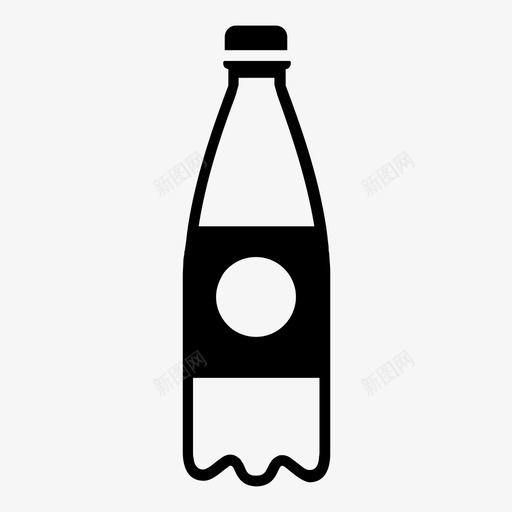 塑料瓶果汁瓶水图标svg_新图网 https://ixintu.com 塑料瓶 果汁瓶 水 水瓶