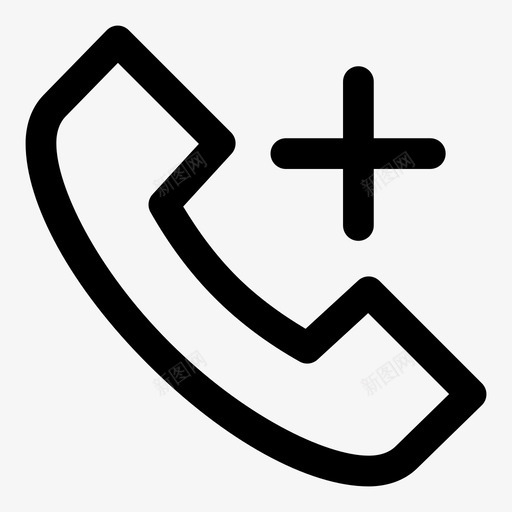 添加联系人添加电话呼叫电话号码图标svg_新图网 https://ixintu.com 接口重 正向呼叫 添加电话呼叫 添加联系人 电话号码