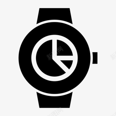 smartwatch饼图业务正图图标图标