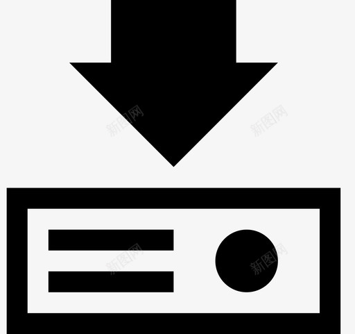 到硬盘云文件图标svg_新图网 https://ixintu.com 下载到硬盘 云 云和网络集合 文件 硬盘 网络