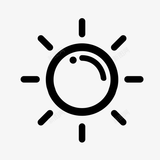 太阳白天天空图标svg_新图网 https://ixintu.com 天空 太阳 白天 阳光