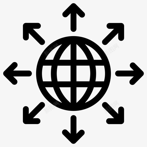 全球网络协作全球图标svg_新图网 https://ixintu.com 世界 互联网 全球 全球网络 协作 随机收集big4