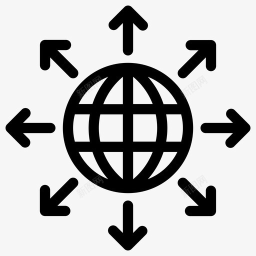 全球网络协作全球图标svg_新图网 https://ixintu.com 世界 互联网 全球 全球网络 协作 随机收集big4