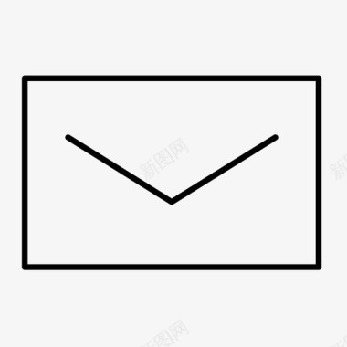 电子邮件信件便笺图标图标
