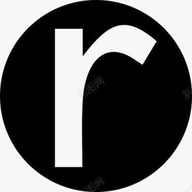 Ravelry标志社交社交图标圆形图标