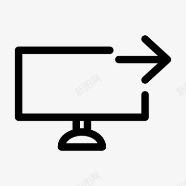 输出监视器计算机pc图标图标