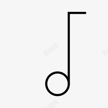 音符流行音乐声音图标图标