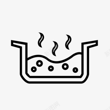 锅厨师炊具图标图标